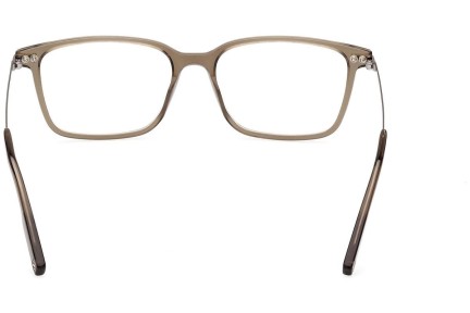 Okulary korekcyjne Zegna EZ5246 051 Kwadratowe Beżowe