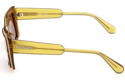 Okulary przeciwsłoneczne Max&Co. MO0040 55E Kwadratowe Havana