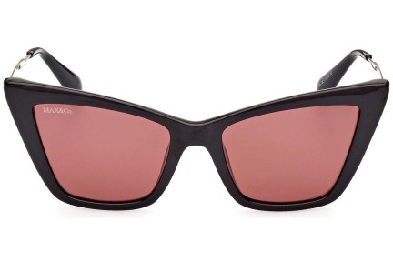 Okulary przeciwsłoneczne Max&Co. MO0057 01S Kocie oczy Czarne