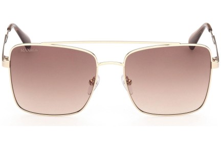 Okulary przeciwsłoneczne Max&Co. MO0006 32F Kwadratowe Złote