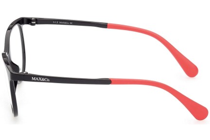 Okulary korekcyjne Max&Co. MO5025 001 Kocie oczy Czarne