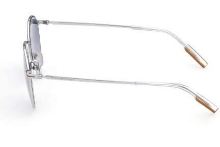 Okulary przeciwsłoneczne Zegna EZ0186 16X Okrągłe Srebrne