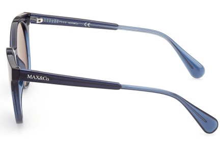 Okulary przeciwsłoneczne Max&Co. MO0012 92X Okrągłe Niebieskie