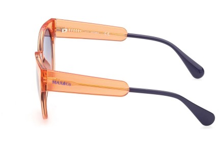 Okulary przeciwsłoneczne Max&Co. MO0035 72W Okrągłe Pomarańczowe