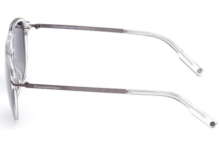 Okulary przeciwsłoneczne Zegna EZ0191 26A Pilotki (Aviator) Przezroczyste