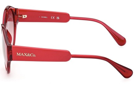 Okulary przeciwsłoneczne Max&Co. MO0058 66T Okrągłe Czerwone