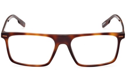 Okulary korekcyjne Zegna EZ5243 052 Kwadratowe Havana