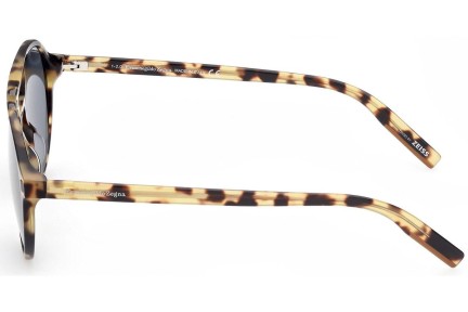 Okulary przeciwsłoneczne Zegna EZ0180 52V Okrągłe Havana