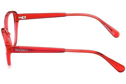 Okulary korekcyjne Max&Co. MO5061 066 Pilotki (Aviator) Czerwone