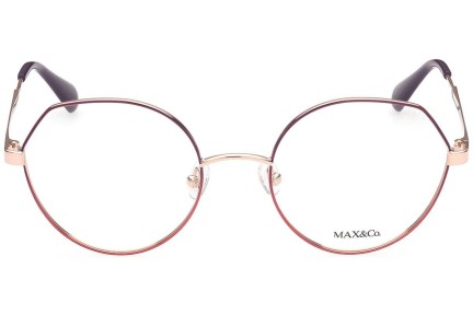 Okulary korekcyjne Max&Co. MO5017 028 Okrągłe Złote
