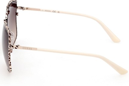 Okulary przeciwsłoneczne Guess GU7846 33F Kwadratowe Złote