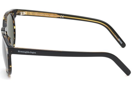 Okulary przeciwsłoneczne Zegna EZ0172 52N Okrągłe Havana