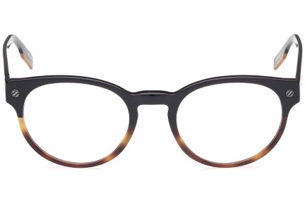 Okulary korekcyjne Zegna EZ5232 005 Okrągłe Czarne