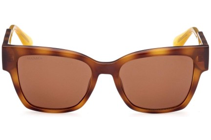 Okulary przeciwsłoneczne Max&Co. MO0045 52E Kwadratowe Havana