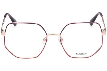 Okulary korekcyjne Max&Co. MO5037 28A Nieregularny Złote