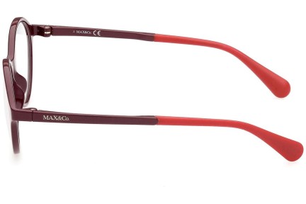 Okulary korekcyjne Max&Co. MO5055 069 Okrągłe Czerwone