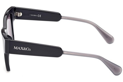Okulary przeciwsłoneczne Max&Co. MO0045 01A Kwadratowe Czarne