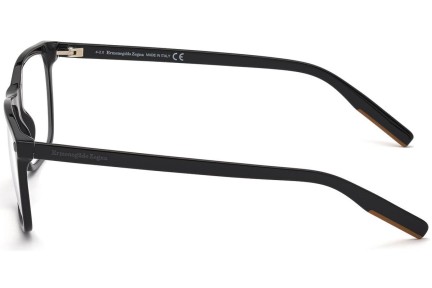 Okulary korekcyjne Zegna EZ5215 001 Kwadratowe Czarne