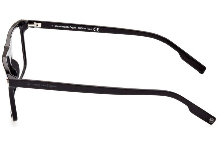 Okulary korekcyjne Zegna EZ5243 001 Kwadratowe Czarne