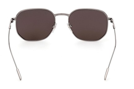 Okulary przeciwsłoneczne Zegna EZ0192 08C Okrągłe Srebrne