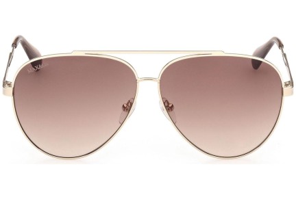 Okulary przeciwsłoneczne Max&Co. MO0007 32F Pilotki (Aviator) Złote