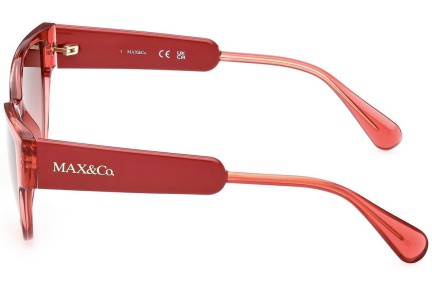 Okulary przeciwsłoneczne Max&Co. MO0053 66F Kocie oczy Czerwone