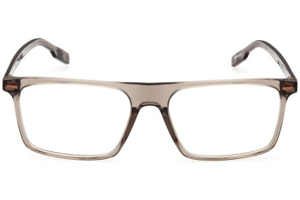 Okulary korekcyjne Zegna EZ5243 051 Kwadratowe Beżowe