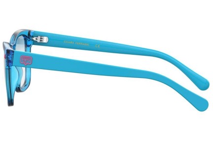 Okulary korekcyjne Chiara Ferragni CF7008/BB MVU/K6 blue-light [non-prescription] Kwadratowe Niebieskie