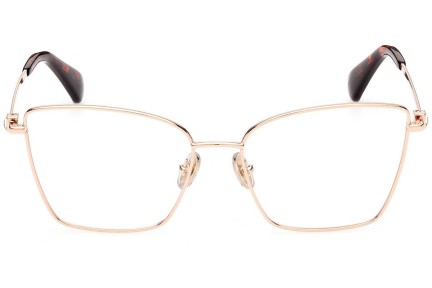 Okulary korekcyjne Max Mara MM5048 033 Kocie oczy Złote