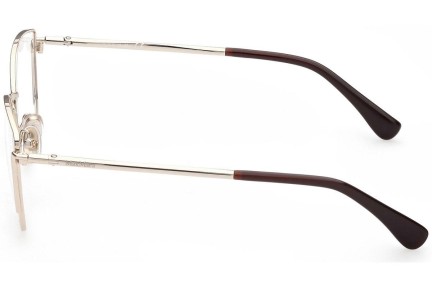 Okulary korekcyjne Max Mara MM5002 032 Kocie oczy Złote
