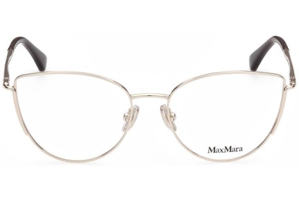 Okulary korekcyjne Max Mara MM5002 032 Kocie oczy Złote