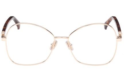 Okulary korekcyjne Max Mara MM5033 028 Kocie oczy Złote