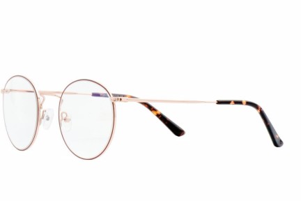 Okulary korekcyjne OiO by eyerim Max Havana blue-light [non-prescription] Okrągłe Brązowe