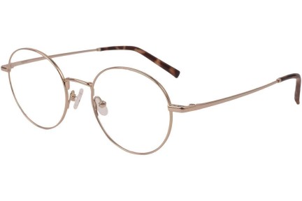 Okulary korekcyjne OiO by eyerim Luna Light Gold blue-light [non-prescription] Polarized Owalne Złote