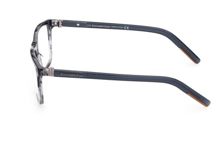 Okulary korekcyjne Zegna EZ5187 092 Kwadratowe Niebieskie