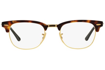 Naočale Ray-Ban Clubmaster Fleck Optics RX5154 5494 Zadebljani gornji dio Havana