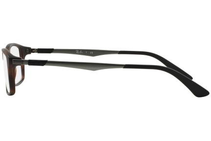 Okulary korekcyjne Ray-Ban RX7017 5200 Prostokątne Havana