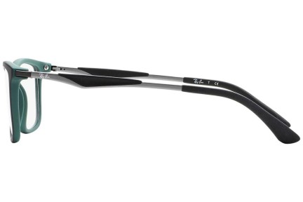 Okulary korekcyjne Ray-Ban RX7029 5197 Kwadratowe Zielone