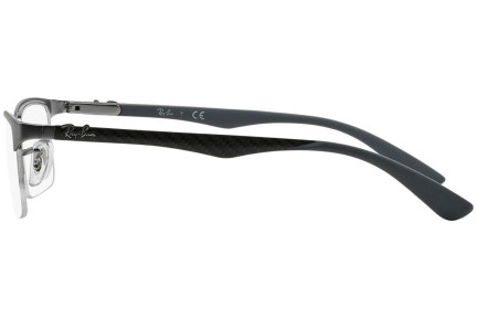 Okulary korekcyjne Ray-Ban RX8411 2714 Prostokątne Szare