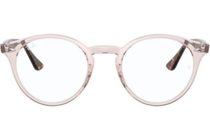 Okulary korekcyjne Ray-Ban RX2180V 8080 Okrągłe Różowe