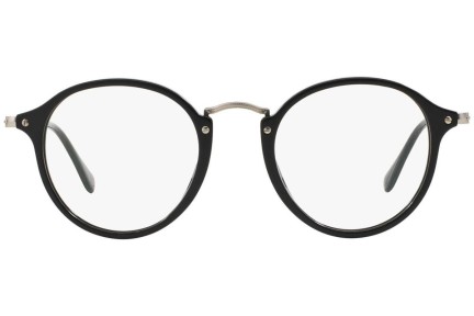 Okulary korekcyjne Ray-Ban Round Icon RX2447V 2000 Okrągłe Czarne