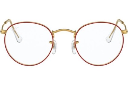 Brillen Ray-Ban Round Metal Classic RX3447V 3106 Ronde Rood