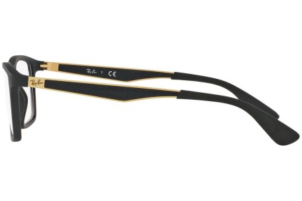 Okulary korekcyjne Ray-Ban RX7056 5644 Kwadratowe Czarne