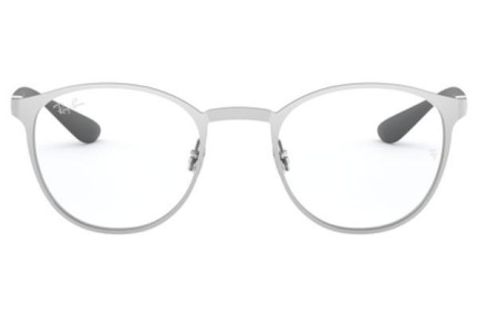 Okulary korekcyjne Ray-Ban RX6355 3097 Okrągłe Srebrne
