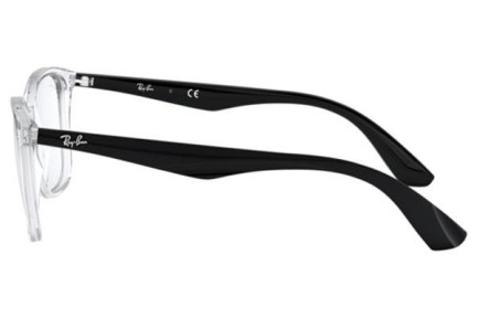 Okulary korekcyjne Ray-Ban RX7066 5943 Kwadratowe Przezroczyste