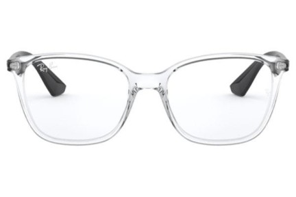 Okulary korekcyjne Ray-Ban RX7066 5943 Kwadratowe Przezroczyste