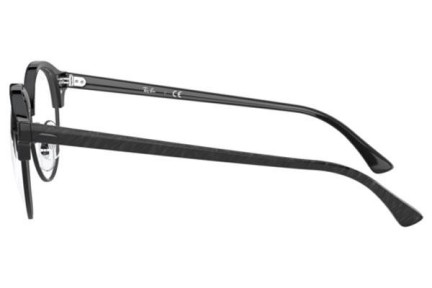 Okulary korekcyjne Ray-Ban Clubround RX4246V 8049 Browline Czarne