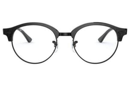 Okulary korekcyjne Ray-Ban Clubround RX4246V 8049 Browline Czarne