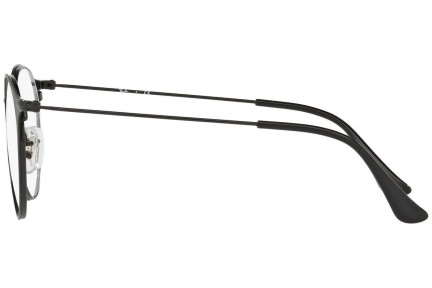 Okulary korekcyjne Ray-Ban RX6378 2904 Okrągłe Czarne