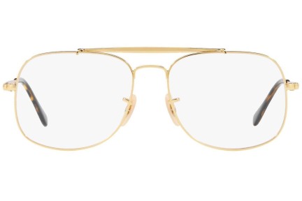 Ochelari Ray-Ban The General Optics RX6389 2500 Pilot Aurii